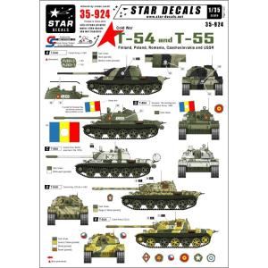 スターデカール 35-924 1/35 冷戦期 T-54・T-55 戦車 フィンランド、ポーランド、...