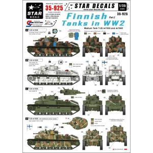 スターデカール 35-925 1/35 フィンランド戦車 イン WWII # 2 T-28中戦車 1...