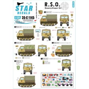 スターデカール 35-C1145 1/35 R.S.O./01トラクター