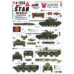 スターデカール 72-A1153 1/72 ウクライナの戦争＃14 2023年のワグナーグループのク...