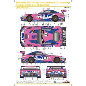 SKデカール 1/24 SK24173 メルセデス AMG GT Evo インターコンチネンタルGTチャレンジ TotalEnergies 24時間 スパ 2022