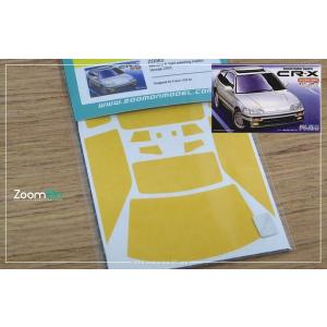 ZoomOn ZD062 1/24 ウインドー・ライト 塗装マスキング- ホンダ CRX