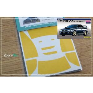 ZoomOn ZD063 1/24 ウインドー・ライト 塗装マスキング- スバル インプレッサ WR...