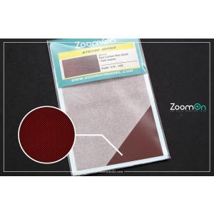 ZoomOn ZD171 1/24 レッドカーボンファイバーデカール110x70mm