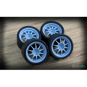 SSR ホイール　15インチ ZoomOn ZR039 1/24 15インチ SSR フォーミュラメッシュ ホイールセット