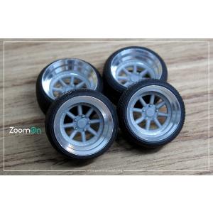 ZoomOn ZR040 1/24 15インチ SSR スターシャーク ホイールセット