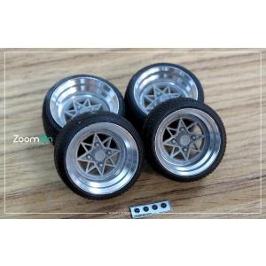 ZoomOn ZR124 1/24 18インチ エンケイ JTCC シビック ホイールセット
