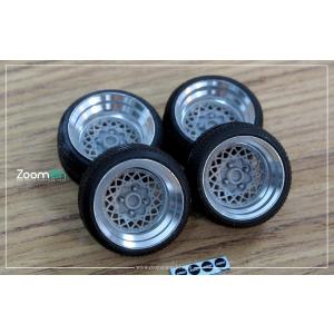 ZoomOn ZR043 1/24 15インチ ワーク エクイップ 40 ホイールセット