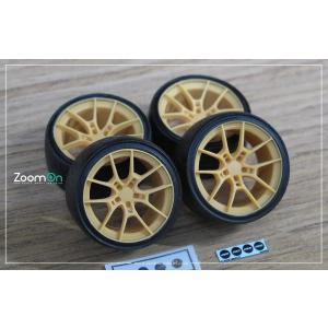 ZoomOn ZR049 1/24 16インチ レイズ ボルク レーシングG025 ホイールセット