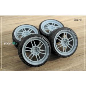 ZoomOn ZR057 1/24 17インチエンケイ RPF1 ホイールセット