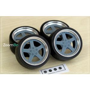 work エクイップ05 16インチ2本セット ZoomOn ZR099 1/24 16インチ ワーク エクイップ 05 ホイールセット