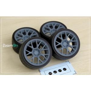 ZoomOn ZR109 1/24 17インチ BBS RE-V7 ホイールセット