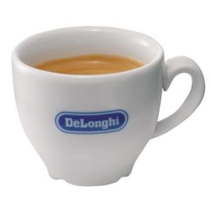 デロンギ・ロゴ入り エスプレッソ カップ＆ソーサー・バラ1客