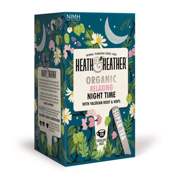HEATH&amp;HEATEHR ヒースアンドヘザー 有機ナイトタイム ハーブティー （オーガニックハーブ...