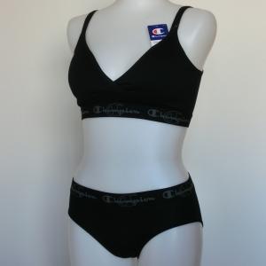 Champion（チャンピオン） 【L】 黒 スポブラセット スポーツ