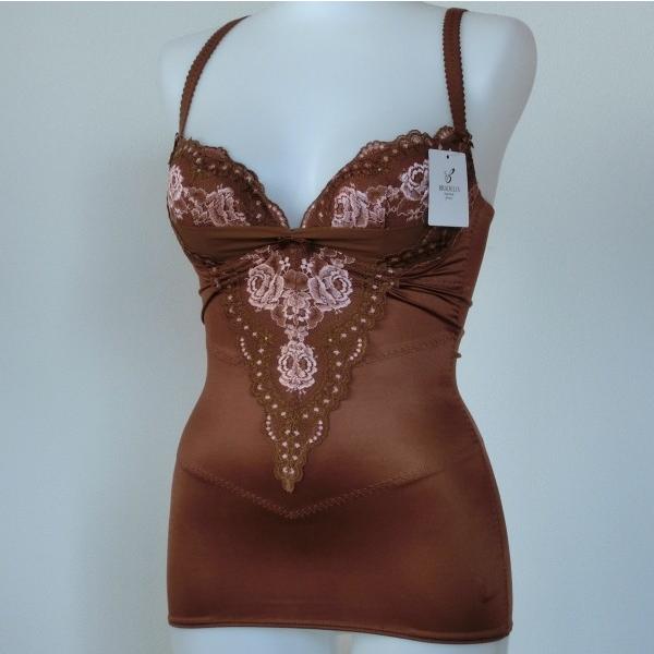 ブラデリスBRADELISプレミアム ブラキャミ シェイパー　 ココア　B70,B80【DB5113...