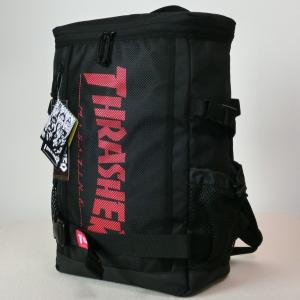 THRSG7903N　THRASHER　スラッシャー　黒×赤　7261　7,900円　 トップオープンリュック　スクエア　ブラック/レッド  通勤・通学　大幅値下げ！最終１個｜paostore