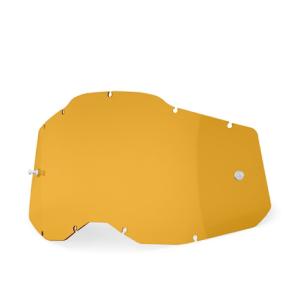 100％ ゴーグルレンズ パーシモン RACECRAFT2/ACCURI2/STRATA2用 アンチフォグレンズ