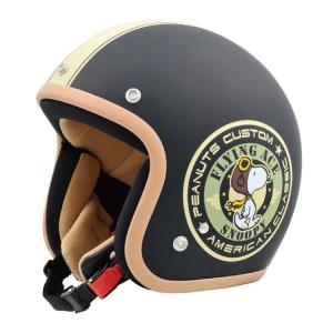レイト商会 アークス SNJ-73 SNOOPY PEEK-A-BOO ジェットヘルメット 57
