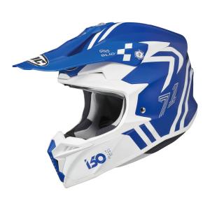 HJC HJH249 i50 HEX ヘックス ブルー/ホワイト オフロードヘルメット JAPAN FITモデル