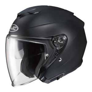 HJC ジェットヘルメット i30 ソリッド セミフラットブラック HJH214｜papa-mart