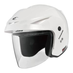 未使用品 コミネ HK-1651ジェットヘルメット ホワイト サイズM コミネ（Komine） コミネ（KOMINE）HK-1651 ERA II エーラ2 ジェット