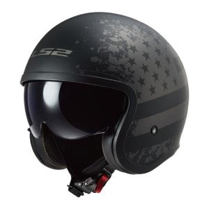 LS2 HELMETS LS2 SPITFIRE スピットファイア マットブラック ジェット