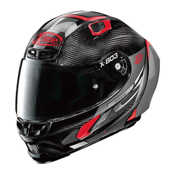 X-lite X-803RS ULTLA CARBON SKY WARP レッド/48 フルフェイス...