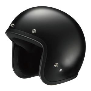RIDEZ LX MATT BLACK ビッグサイズ オープンフェイスジェットヘルメット