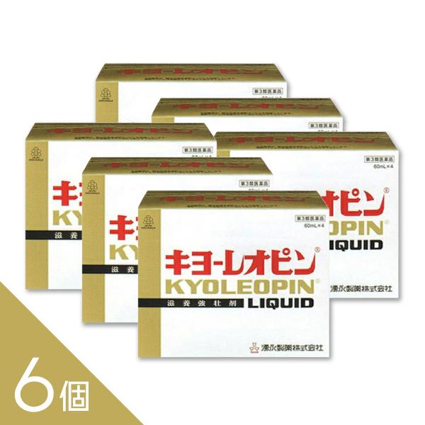 ≪1500円クーポン★ブラックフライデー≫【6個】『キヨーレオピンw 60ml×4本入』湧永製薬│当...