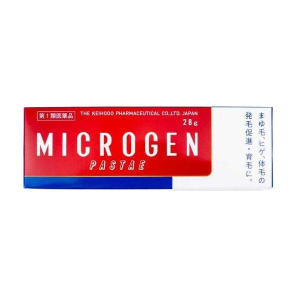 『ミクロゲンパスタ 28g』育毛剤 まゆ毛・ヒゲ用 脱毛予防 発毛促進 外用医薬品 【第1類医薬品】