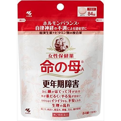 『命の母A 84錠』 生理不順・更年期障害・冷え性にお悩みのかたへ【小林製薬】【第2類医薬品】