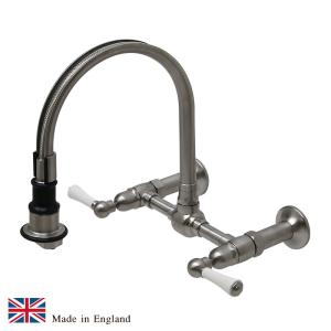 蛇口 キッチン ステンレス ミキサー 混合栓 スワン型 グースネック 2