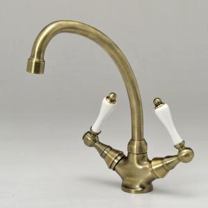 蛇口 おしゃれ 2PCVG 輸入水栓 キッチン用 混合栓 キッチン