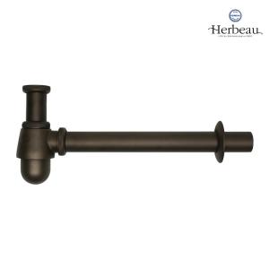 Herbeau／エルボ3087.70 ボトルトラップ（オールドブラス） おしゃれ フランス製 排水金具 トラップ 洗面｜papasalada