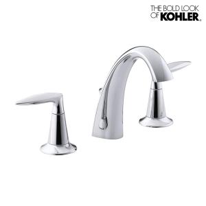 KOHLER コーラー アルテオ 2ハンドル  8インチ 混合栓 洗面水栓 蛇口 （上部排水金具付）｜papasalada