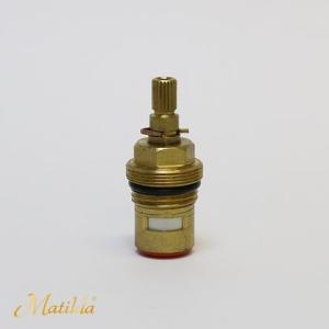 Matilda バルブ アンティーク水栓マチルダ セラミックバルブBタイプ赤（反時計回り90度／開）...