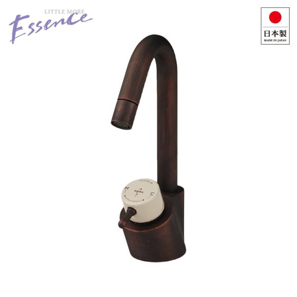 Essence 水栓 シングルレバー エッセンス ユリカモメ 混合栓 ブロンズ IB4-E45101...