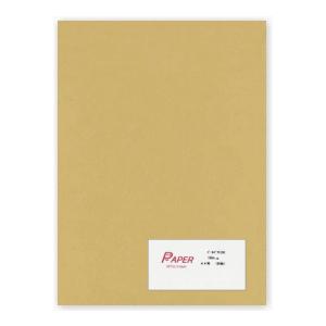 明るい色の半晒クラフト紙 108ｋ A4 50枚｜paper-m