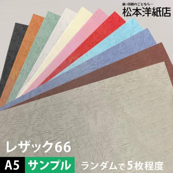 レザック66 A5サイズ：サンプルセット 色画用紙 単色 大判 色紙 いろがみ レザック紙 カラーペ...