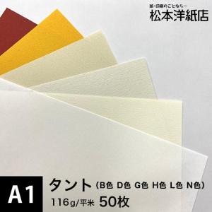 タント (B色・D色・G色・H色・L色・N色) 116g/平米 A1サイズ：50枚｜paper