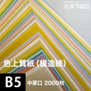 色上質紙 中厚口 0.09mm B5サイズ:20...の商品画像