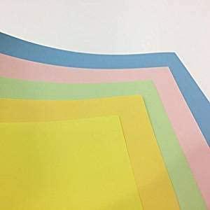 色上質ラベル シール B4サイズ：500枚 カラーシール 上質紙 色紙 いろがみ シール紙 ラベルシール 印刷紙 印刷用紙｜paper