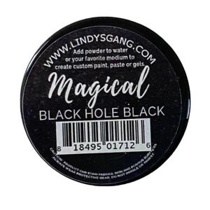 【LINDY'S STAMP GANG 】マジカルパウダー　単品　Black Hole Black Magical Jar　1カラー　ブラックホール ブラック・マジカル・ジャー｜papercraft-tommysuzy