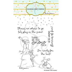 【COLORADO CRAFT COMPANY】AJ551 Anita Jeram ~ Flurries of Fun　スタンプのみ　コロラドクラフトカンパニー　アニタジェラーム　絵本　スタンプ　