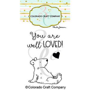 再入荷【COLORADO CRAFT COMPANY】AJ658 Anita Jeram ~ Well Loved Mini　スタンプのみ　コロラドクラフトカンパニー　くまさん