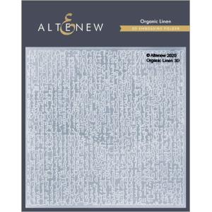 ３Dエンボスホルダー　Organic Linen 3D Embossing Folder