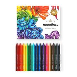 アルテニュー　Woodless Coloring Pencils　32色　色鉛筆　ウッドレス色鉛筆　色塗り　カラーペンシル
