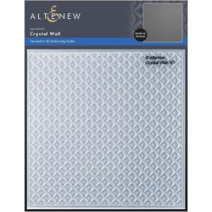 3Dエンボスホルダー Crystal Wall 3D Embossing Folder エンボスフォルダー エンボスホルダ クリスタル バックグラウンド