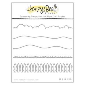 ダイカット　Horizon Slimline Borders | Honey Cuts　ハニ�